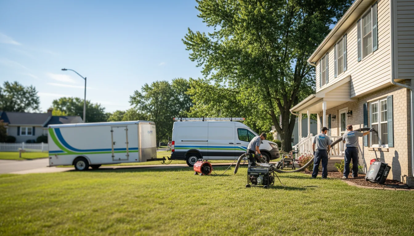 Flooded Basement Restoration And Cleanup With Repair in Ipava, IL near me